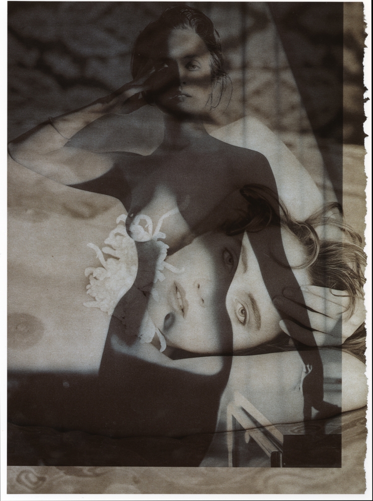PP-Face-Figure-B, 1990, Dye bleach print from photogram