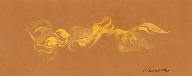 Sea Ghost, n.d., Watercolor on colore dpaper