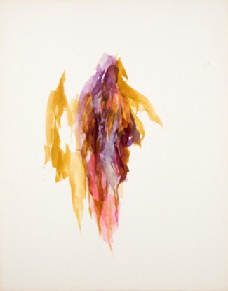Untitled (from the Lion Path series), n.d., Watercolor on paper