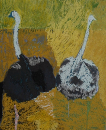 Untitled (Ostrich Couple), 2010