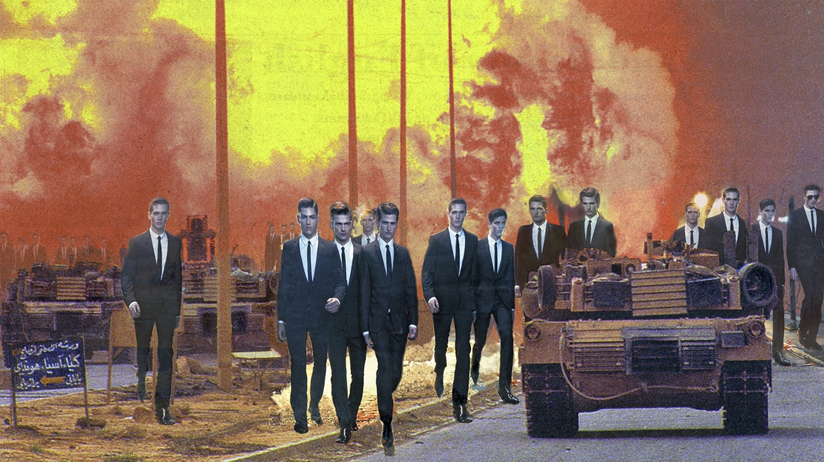 Martha Rosler, Invasion, from the series &quot;House Beautiful: Bringing the War Home, New Series&quot;, 2008
