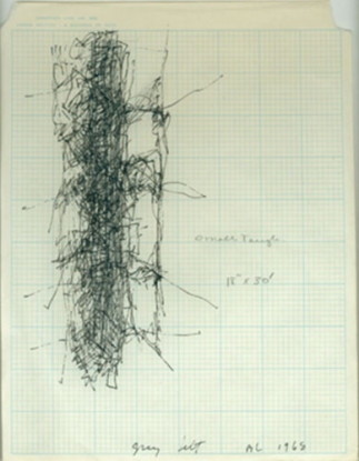 Untitled, 1968, Graphite and ink on paper