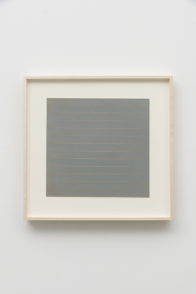 Untitled, 1968&nbsp;, Gray electrical tape on press board