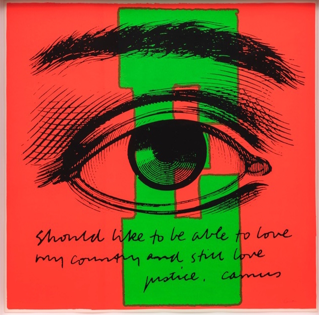 Corita Kent, E eye love, 1968