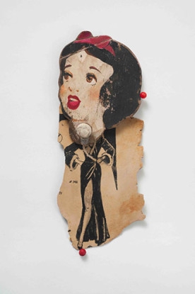 Snow White in Evening Wear, 2011, Paint, pencil, ink and unfired clay