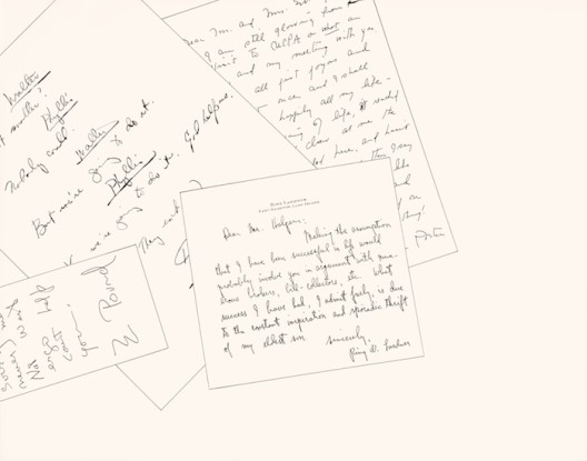 A Collection of Letters #19, 1975, Ink on paper