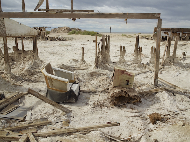 Computer and Chair, Bombay Beach, California, 2011, Archival pigment print