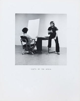 What&#039;s on the Agenda, 1973, Silver gelatin print