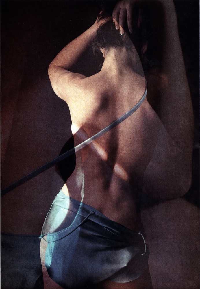 PP/Two Women, 1990, Dye bleach print from photogram