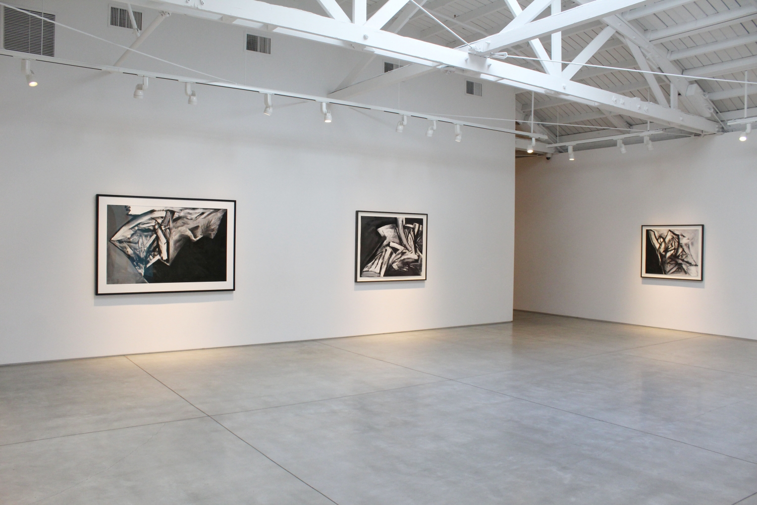 Jay DeFeo Paintings on Paper 1986 - 1987​, installation view