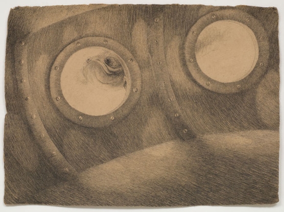 From the Bathysphere, 2008, Pastel on paper