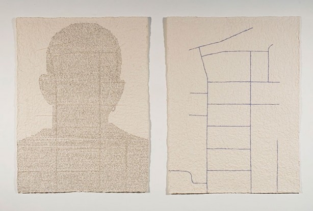 Billy Ray (Walton Ave / Cramer Ave), 2009, Graphite and pulp painting on handmade paper