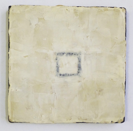 Croft, 1998, Seeds, pigments and beeswax on panel