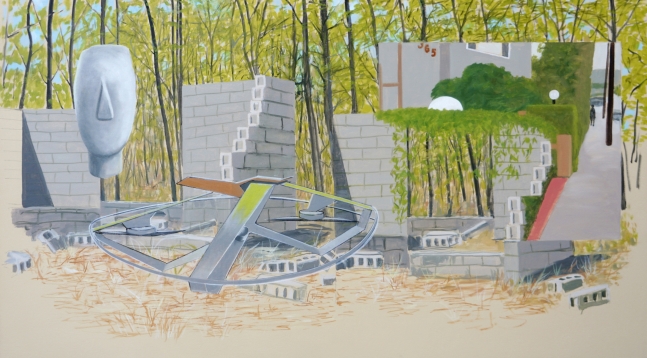 William Leavitt, Pumphouse Ruins, 2020