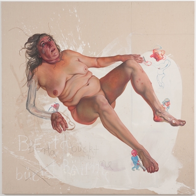 Die Fratzenpleite, 2009, Oil on canvas