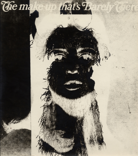 Are You Rea, (The Makeup That is Barely There) 9-4,1966 &nbsp;, Silver gelatin photogram from magazine page