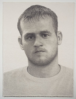 Billy Ray, 2010, Graphite text on handmade paper