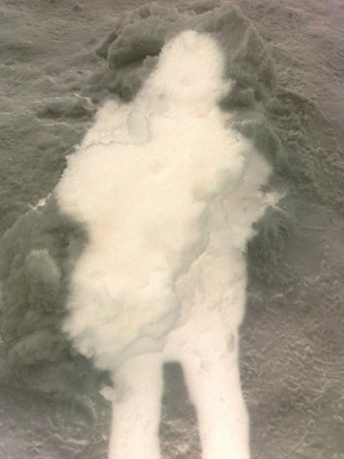 IPS #422 (Self Portrait in Snow), 2011, Archival pigment print