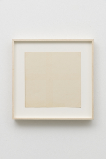 Untitled (two light vertical pencil lines), 1967, Pencil on paper&nbsp;