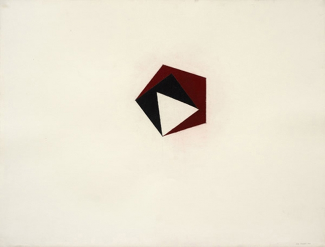 3, 4, 5 (Nest), 1973, Pastel on paper