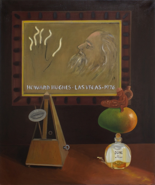 Raul Guerrero, Still Life with Portrait of Howard Hughes, 2012