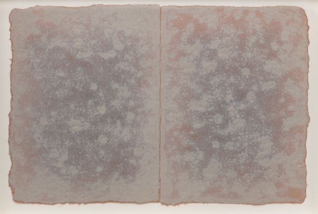 Small Ledger Series: West Kennett, Wiltshire, England, 1979, Earth from site on muslin mounted rag paper