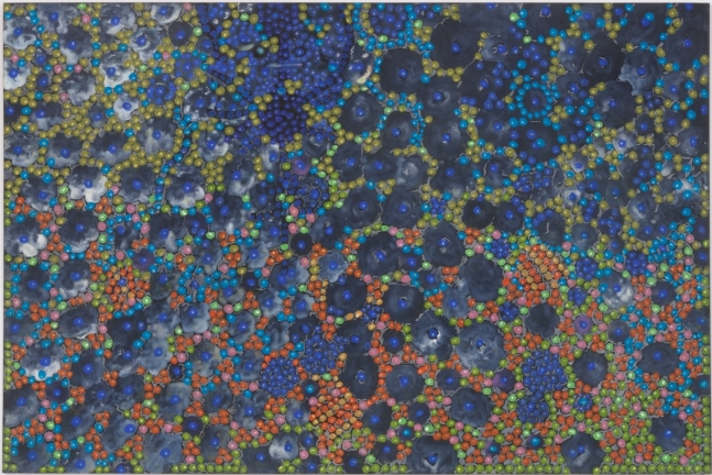 Untitled, c. 1969, Oil and pastel on board