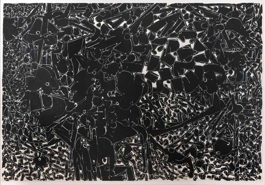 Untitled, c. 1959, Charcoal, ink and tempera on paper