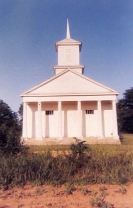 Church, Pickinsville, Alabama, 1977, Extacolor Brownie print