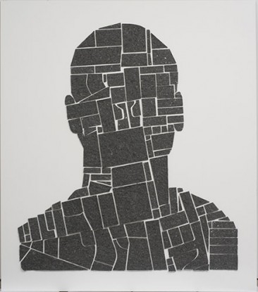 Juan (4 Maps), 2010, Cut handmade paper