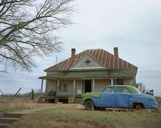 House and Car, near Akron, Alabama, 1978, Digital pigment print on Hahnemuhle paper
