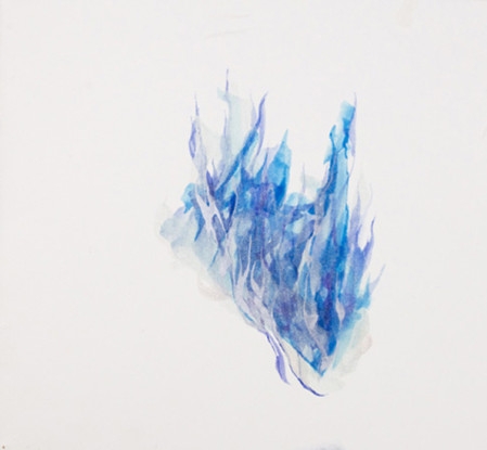 Untitled (from the Lion Path series), n.d., Watercolor on paper